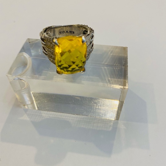 ♥️♥️SOLD♥️♥️DAVID YURMAN Tides Ring Lemon Citrine - Picture 4 of 12